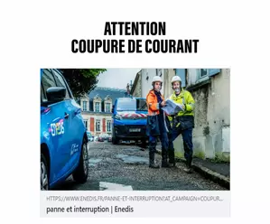 INFO COUPURE DE COURANT